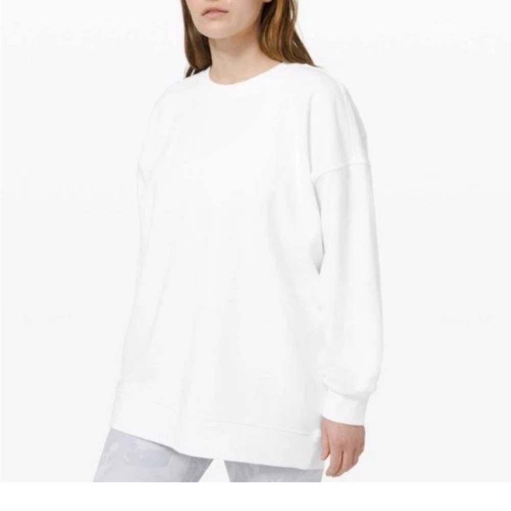 Lululemon Perfectly Oversized Crew Sweatshirt White